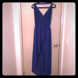 Royal Blue Halter Club Dress